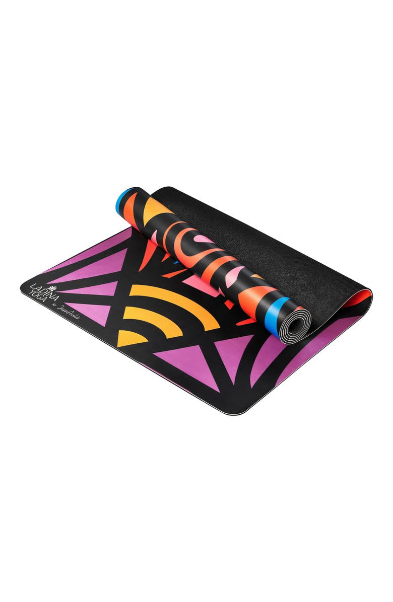 Zanatany Concepts Courbe D'Energy- Sustainable Yoga Mat, Alternate, color, Multicolour