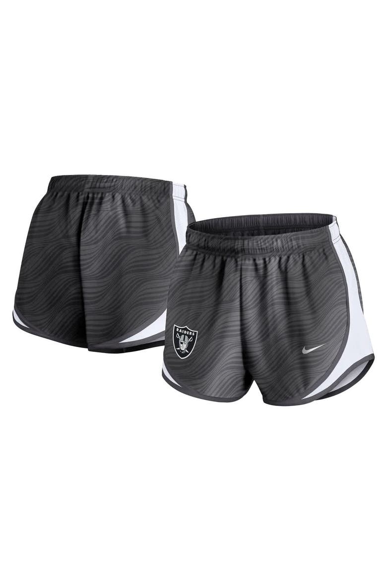 Women's Nike Anthracite Las Vegas Raiders Tempo Performance Shorts, Main, color, Anthracite