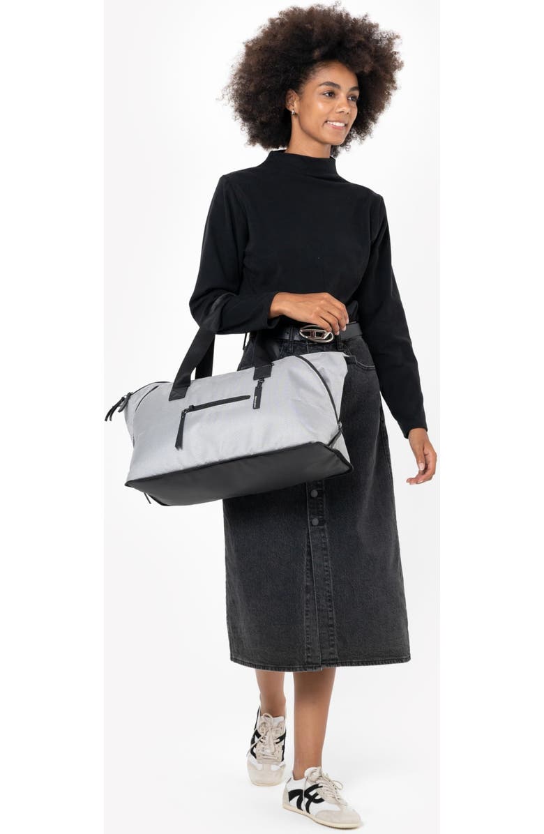 Sherpani Boston Anti-Theft Tote Duffel for Women with Removable Shoe Compartment, Alternate, color, Sterling