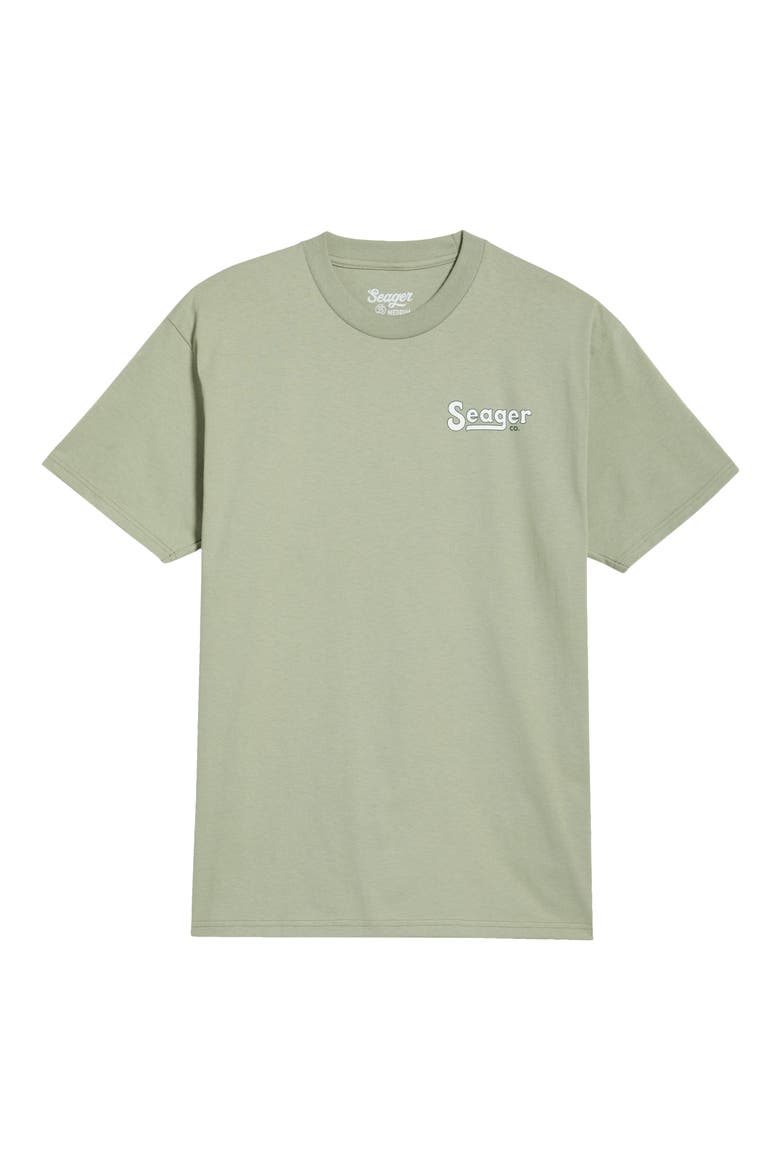 Drifting the West Cotton Graphic T-Shirt, Alternate, color, DESERT GREEN
