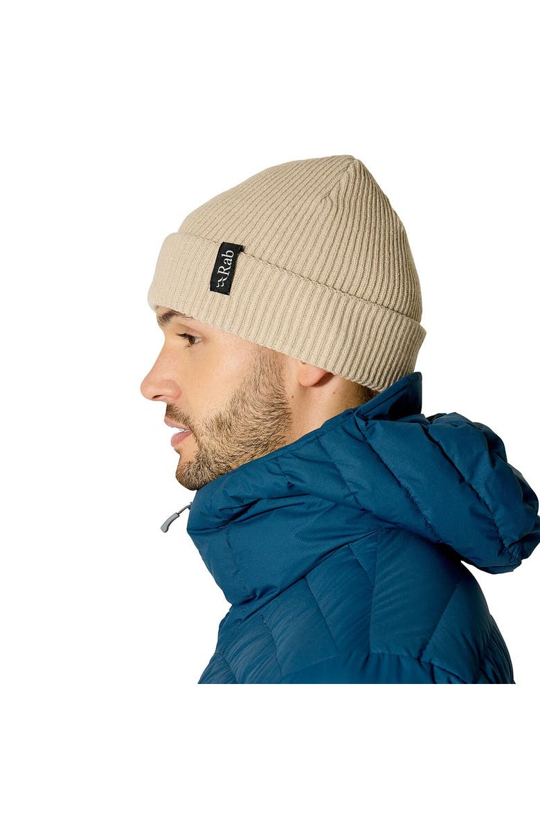 Rab Perimeter Rolled Beanie, Alternate, color, Pebble