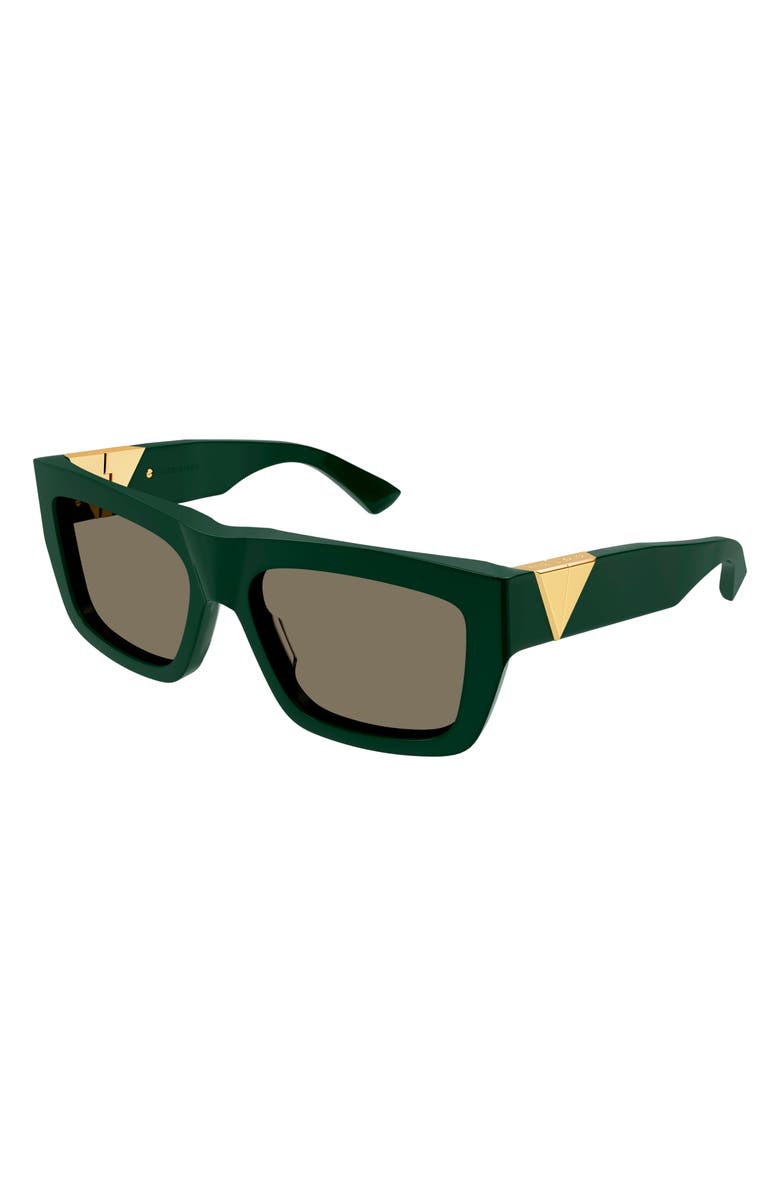 Bottega Veneta 57mm Square Sunglasses, Alternate, color, 
