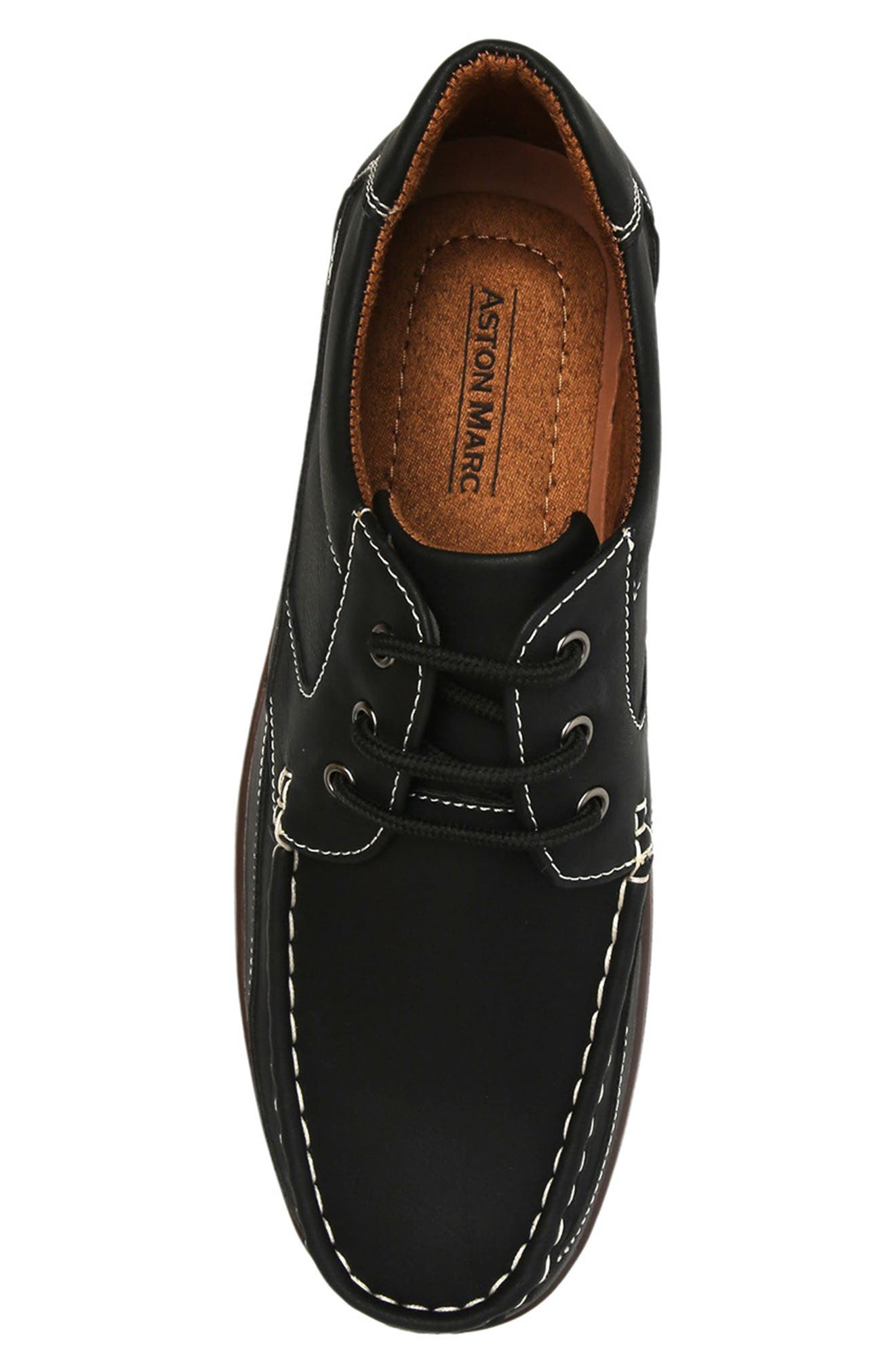 ASTON MARC Lace-Up Comfort Shoe, Alternate, color, Black