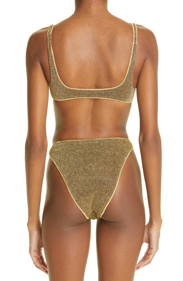Oséree Lumière Sporty Two-Piece Swimsuit, Alternate, color, 