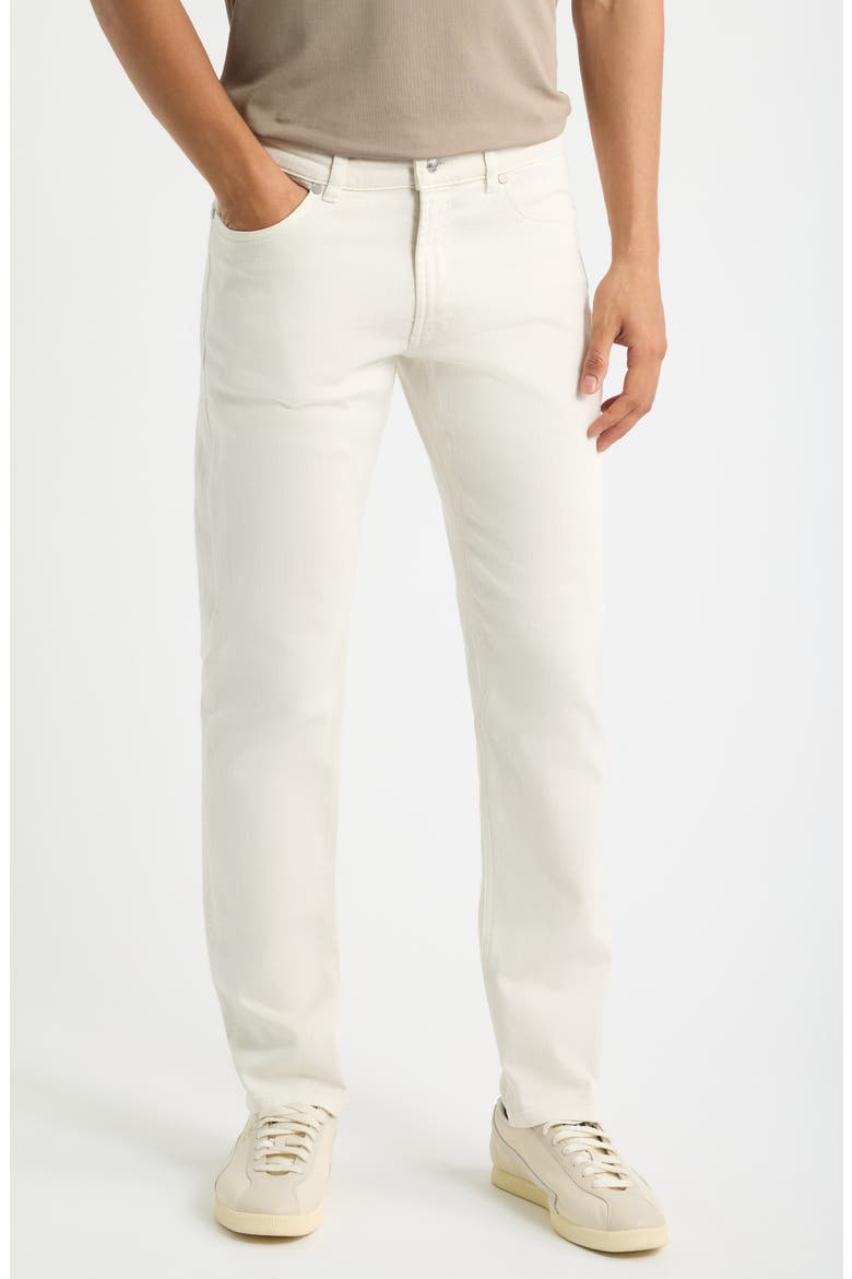 Fairfield Garment Dye Straight Fit Jeans, Main, color, ALMOND