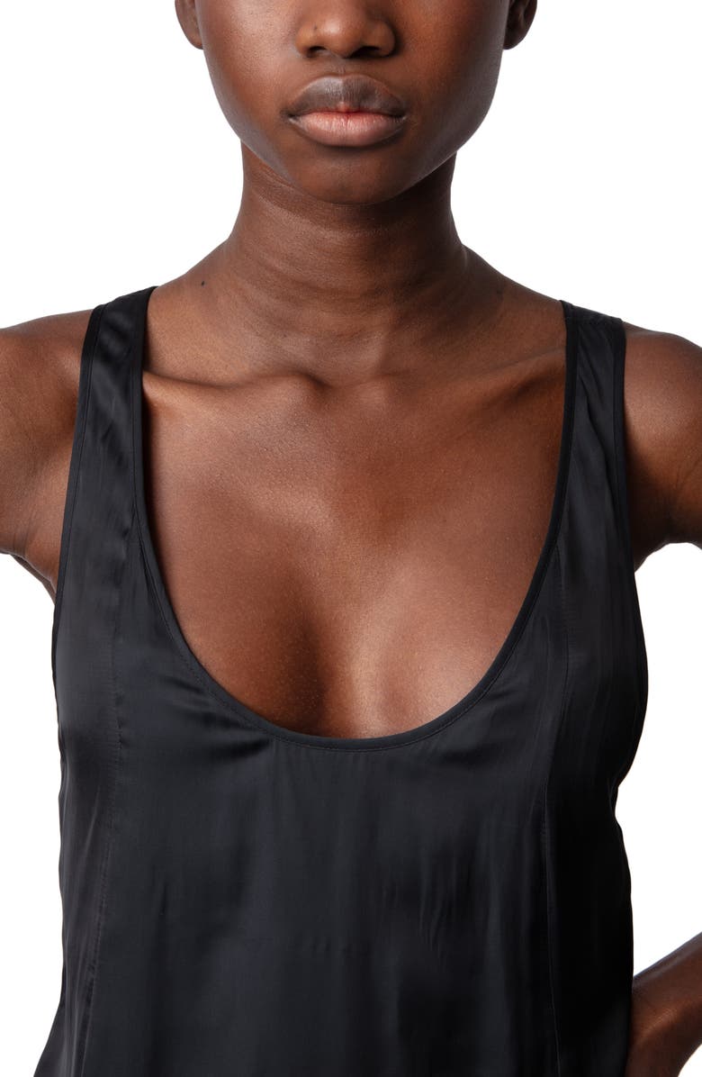 Zadig & Voltaire Rarys Satin Maxi Dress, Alternate, color,