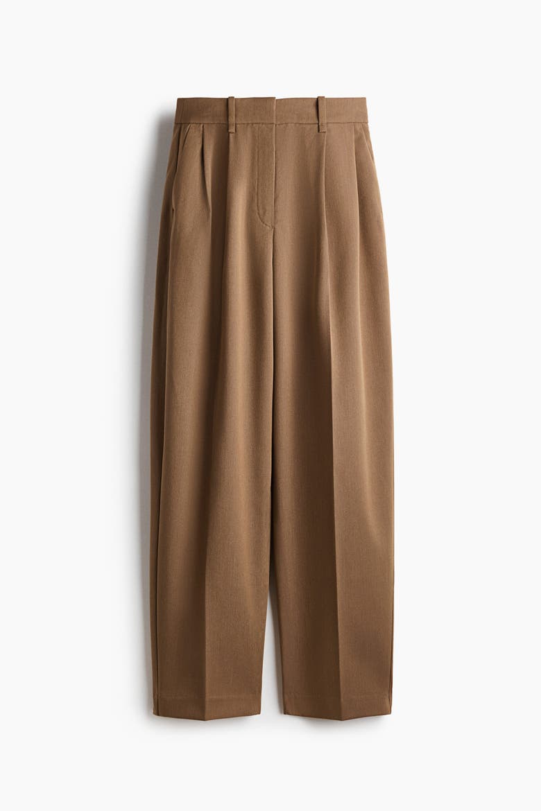 Twill Dress Pants, Alternate, color, Dark beige