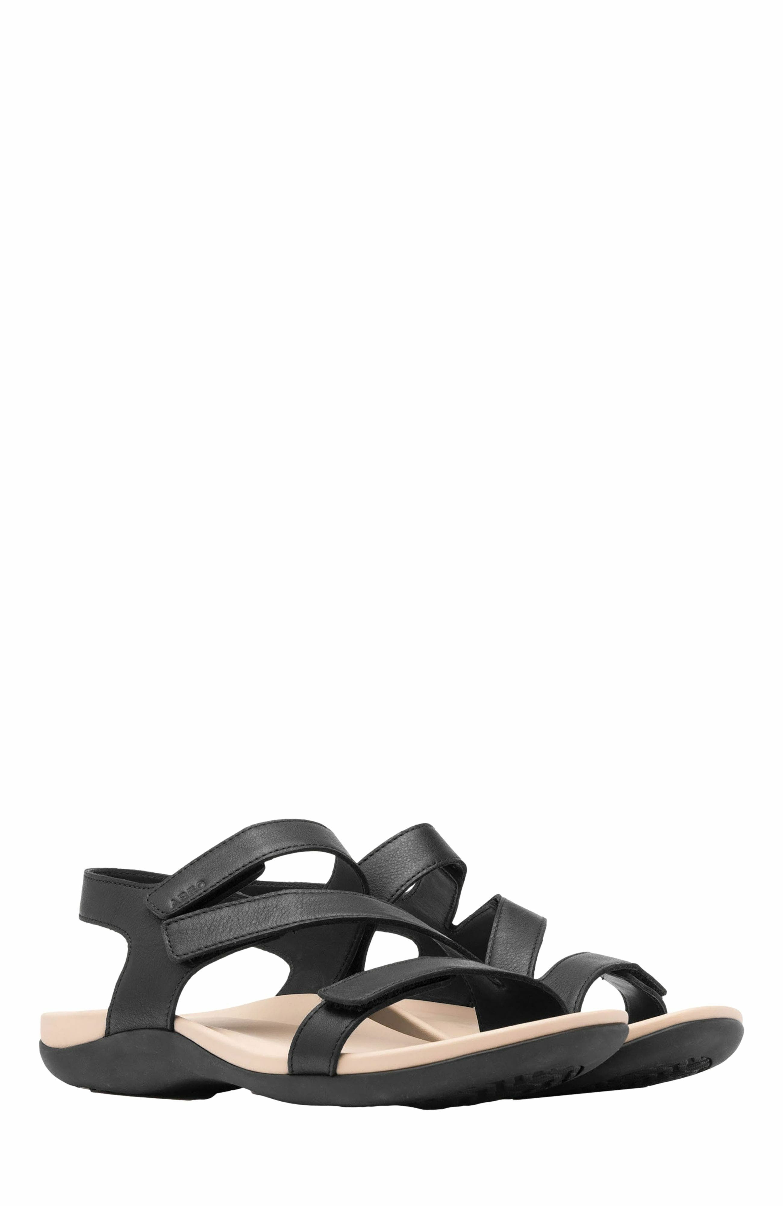 ABEO Oasis Sandal, Alternate, color, Black - Metatarsal