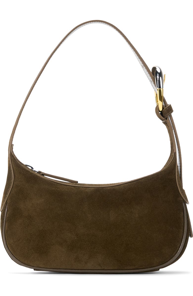 STAUD Ollie Metallic Leather Shoulder Bag, Main, color,
