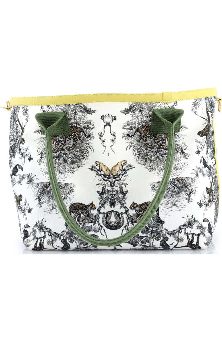 Pre-Owned Hermes Petit H So Tote Printed Canvas, Alternate, color,