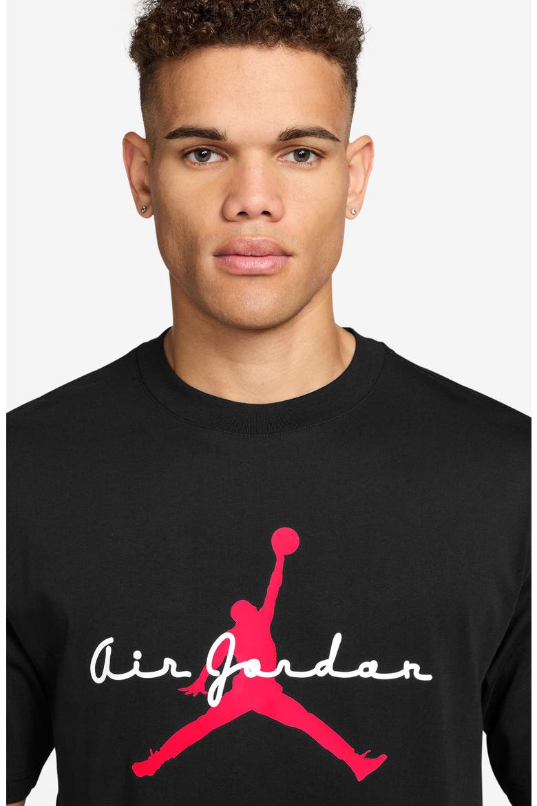 Jumpman Graphic T-Shirt, Alternate, color, BLACK/ WHITE/ INFRARED