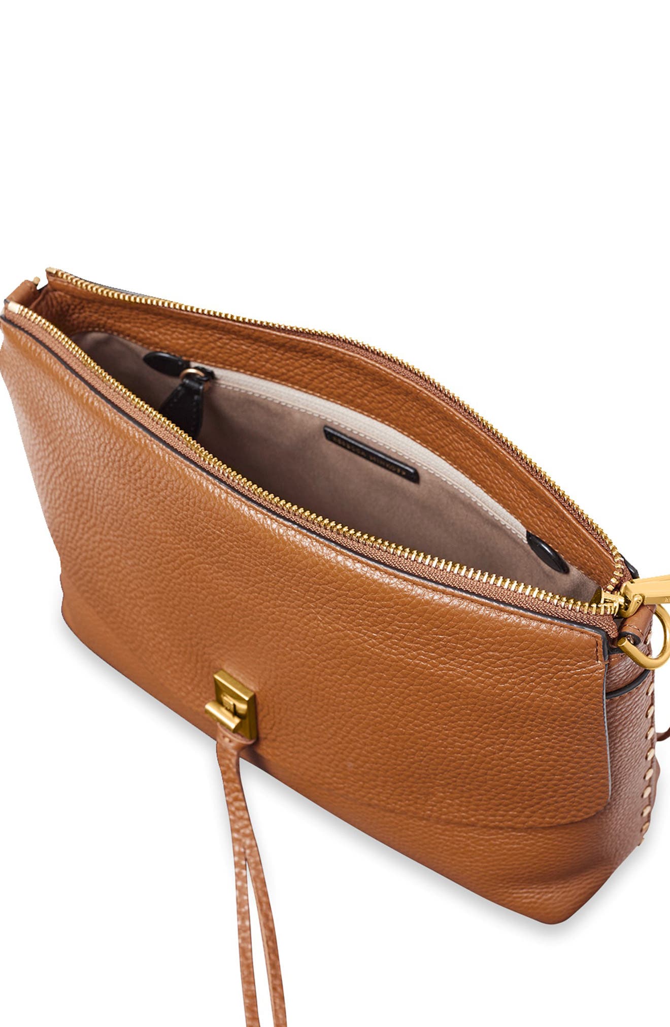 Rebecca Minkoff Darren Leather Crossbody Bag, Alternate, color, 