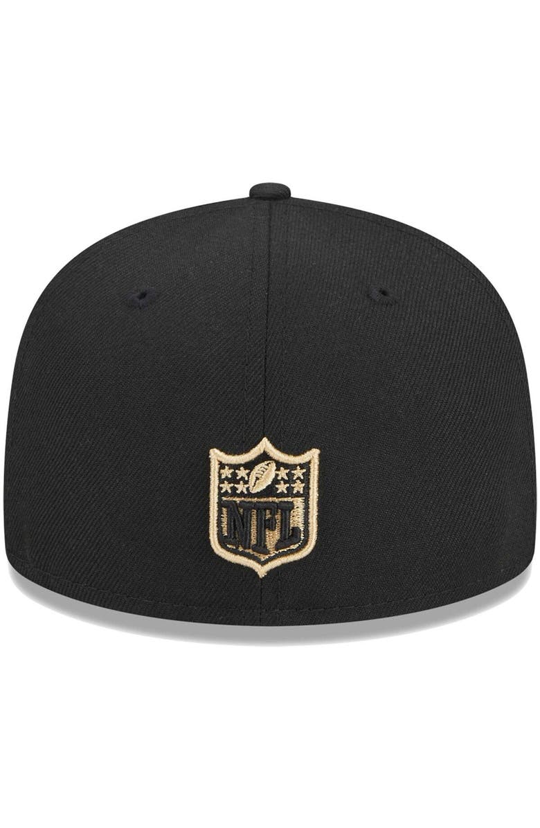 New Era Youth New Era Black New Orleans Saints  Main 59FIFTY Fitted Hat, Alternate, color, Black