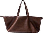 mnml Faux Leather Weekender Duffel Bag