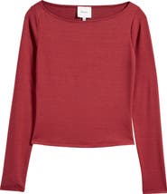 Reformation Wiley Ballet Neck Top