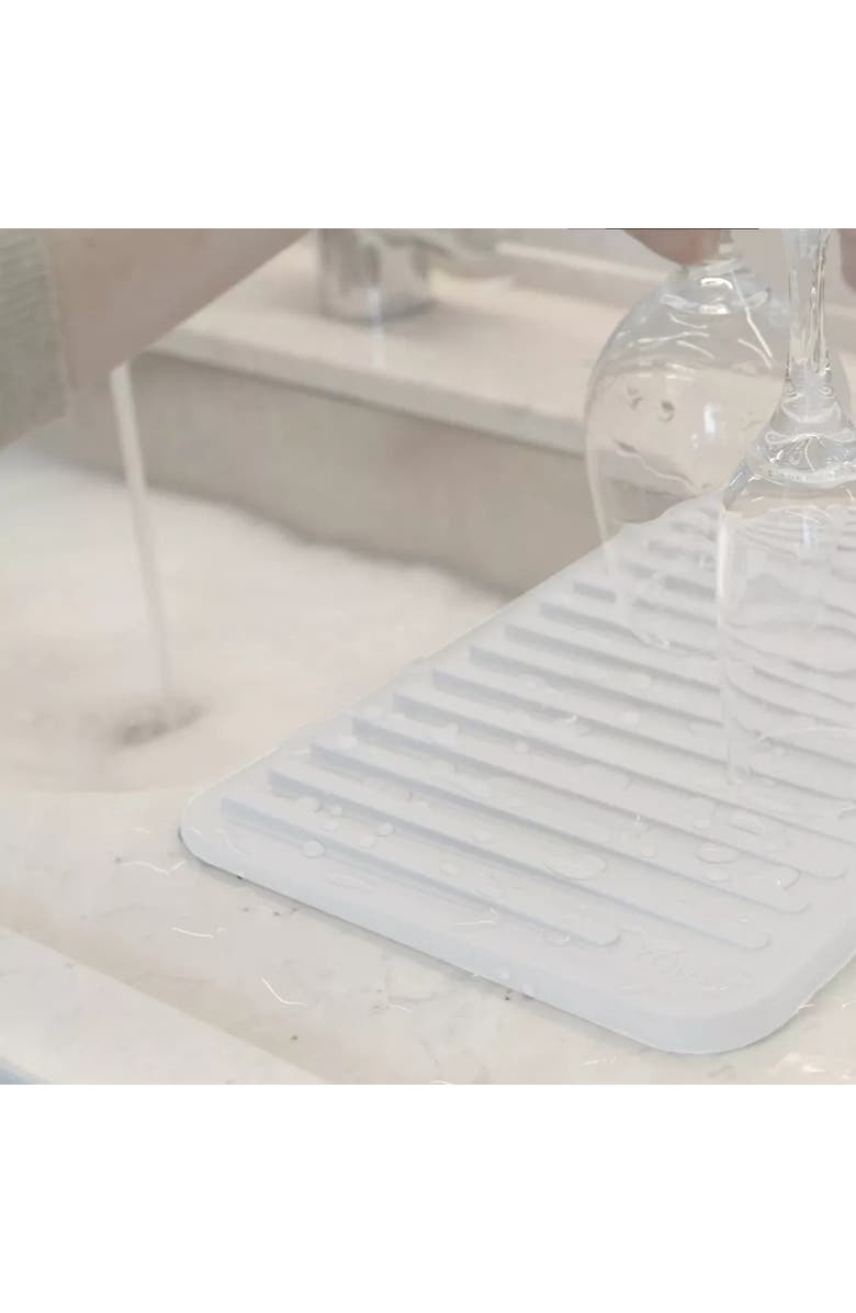 OU Durable Heat Resistant Nonslip Kitchen Glasses Drying Mat, Alternate, color, 