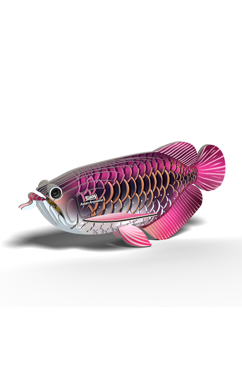 Eugy Puzzles Asian Arowana 3D Puzzle, Alternate, color, NO COLOR