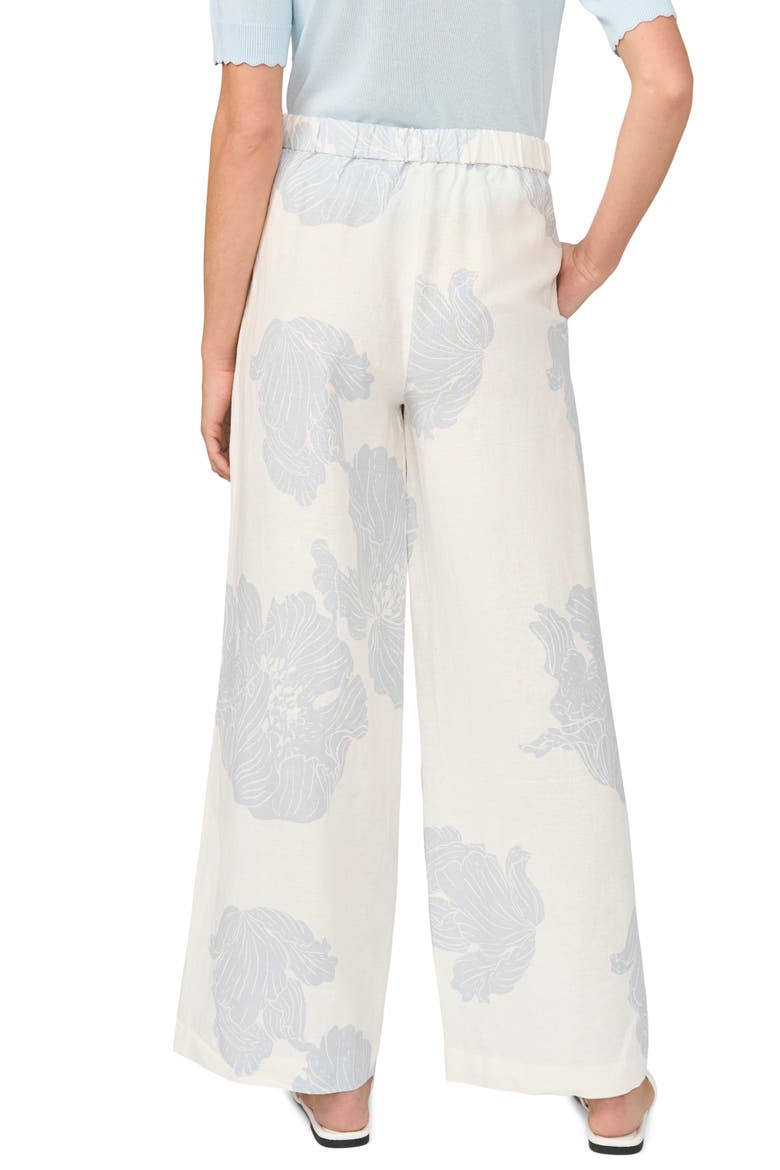 Easy Wide Leg Linen Blend Pants, Alternate, color, AIRY BLUE