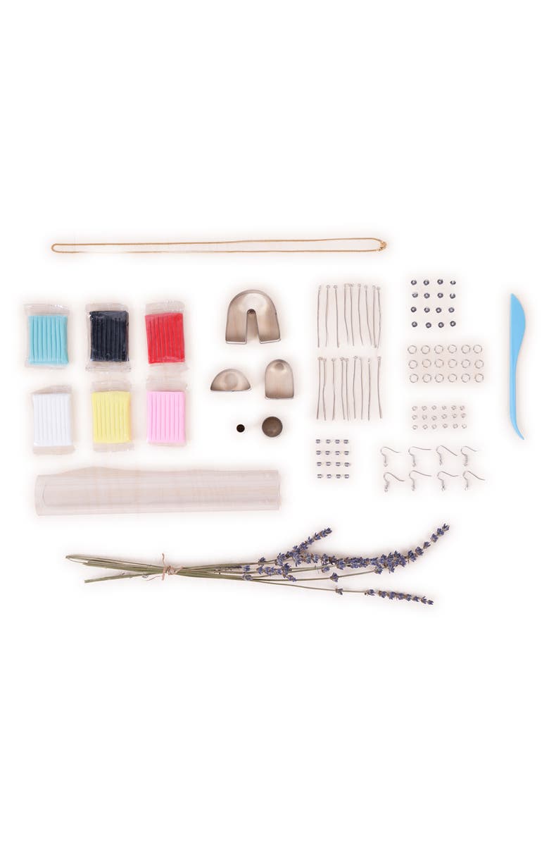 Kikkerland Design Kids' Clay Jewelry Kit, Alternate, color, Multi