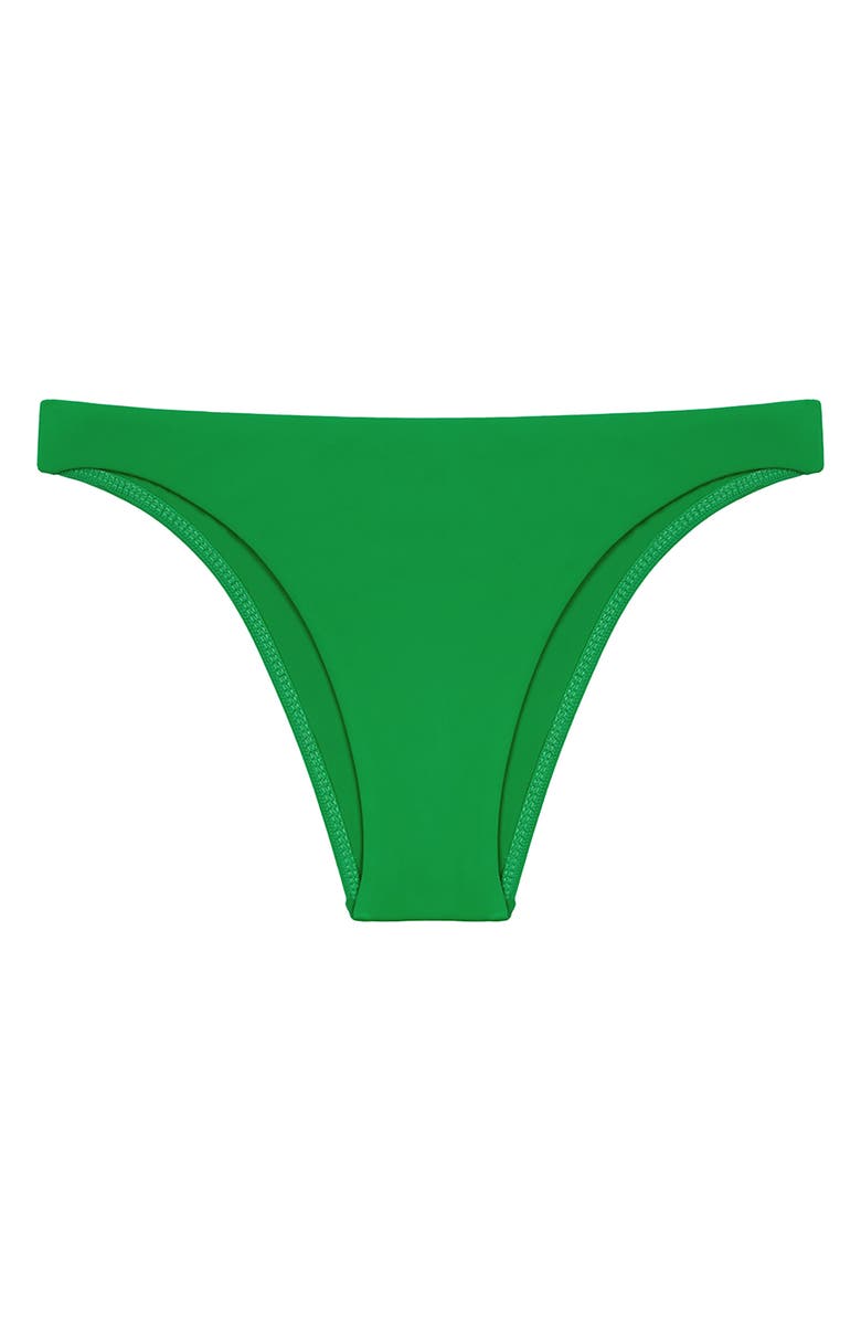 ViX Paula Hermanny Solid Bikini Bottoms, Alternate, color, Green