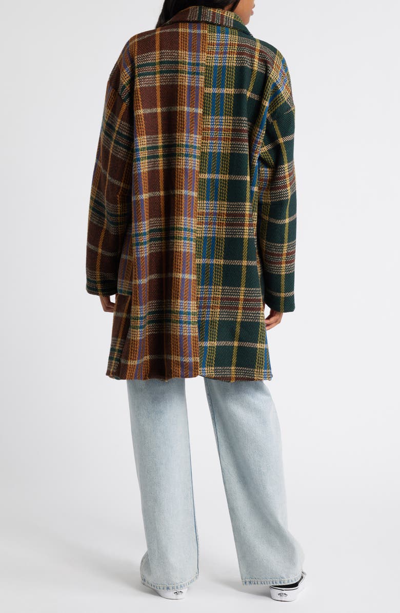 Dressed in Lala Scorpio Mixed Plaid Coat, Alternate, color,