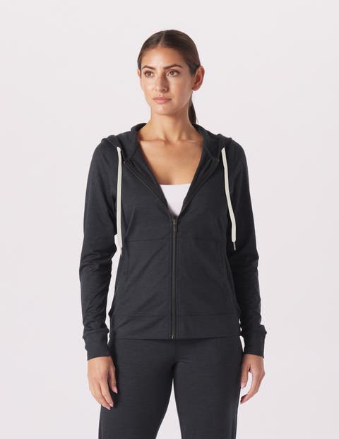 On The Go Lightweight Zip Up Hoodie