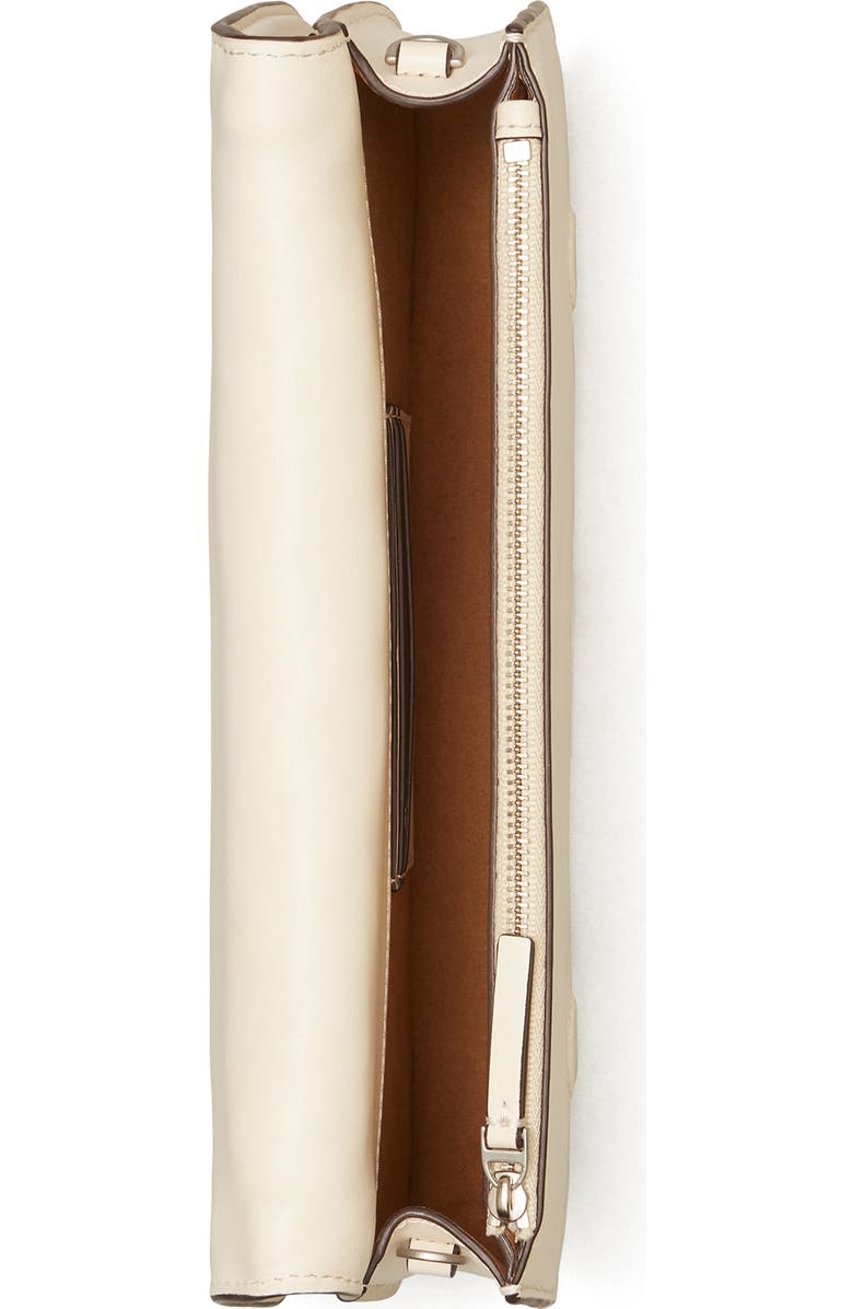 Tory Burch Miller Basketweave Leather Convertible Clutch, Alternate, color,