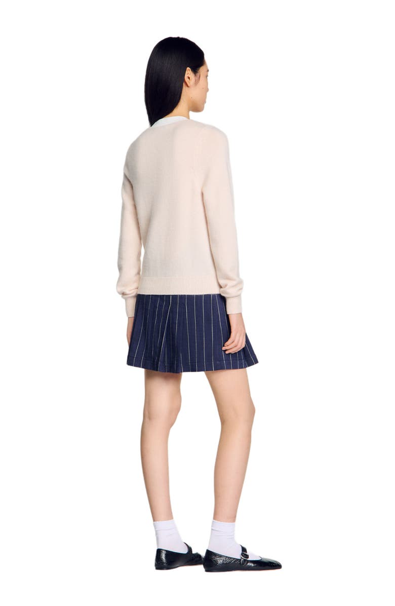 SANDRO Wool and cashmere sweater, Alternate, color,