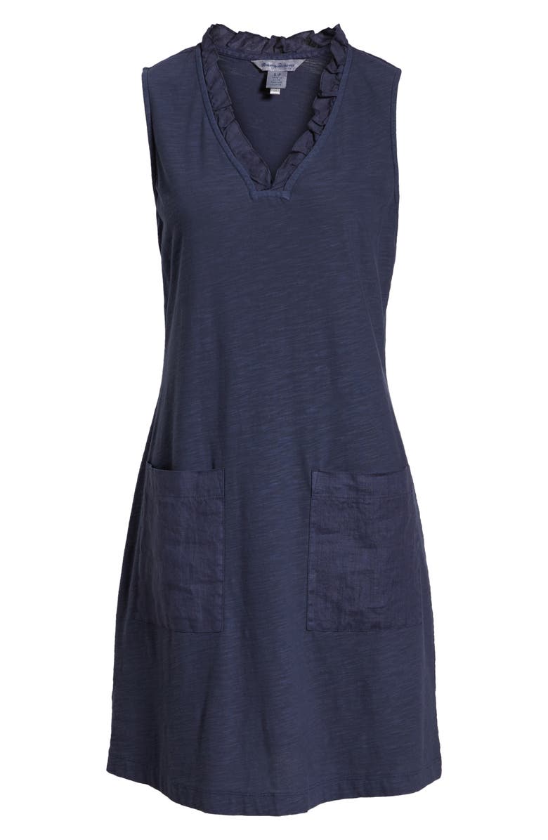 Tommy Bahama Arden Ruffle Neck Shift Dress, Alternate, color,