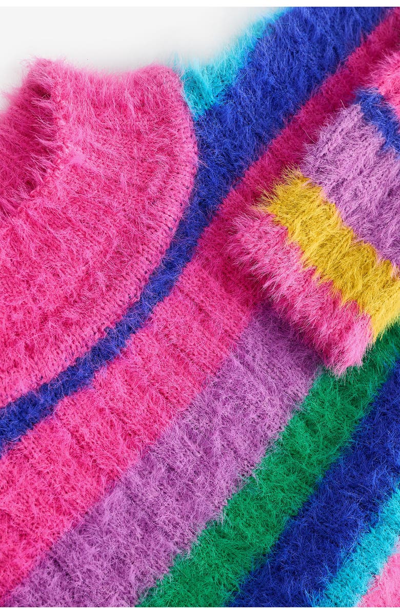 NEXT Kids' Rainbow Stripe Mock Neck Sweater, Alternate, color, 