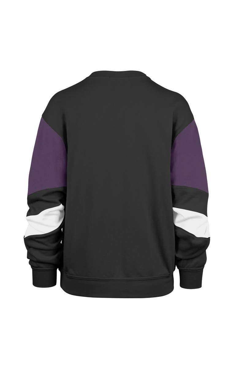'47 Women's '47 Black Phoenix Suns 2023/24 City Edition Nova Crew Sweatshirt, Alternate, color, 
