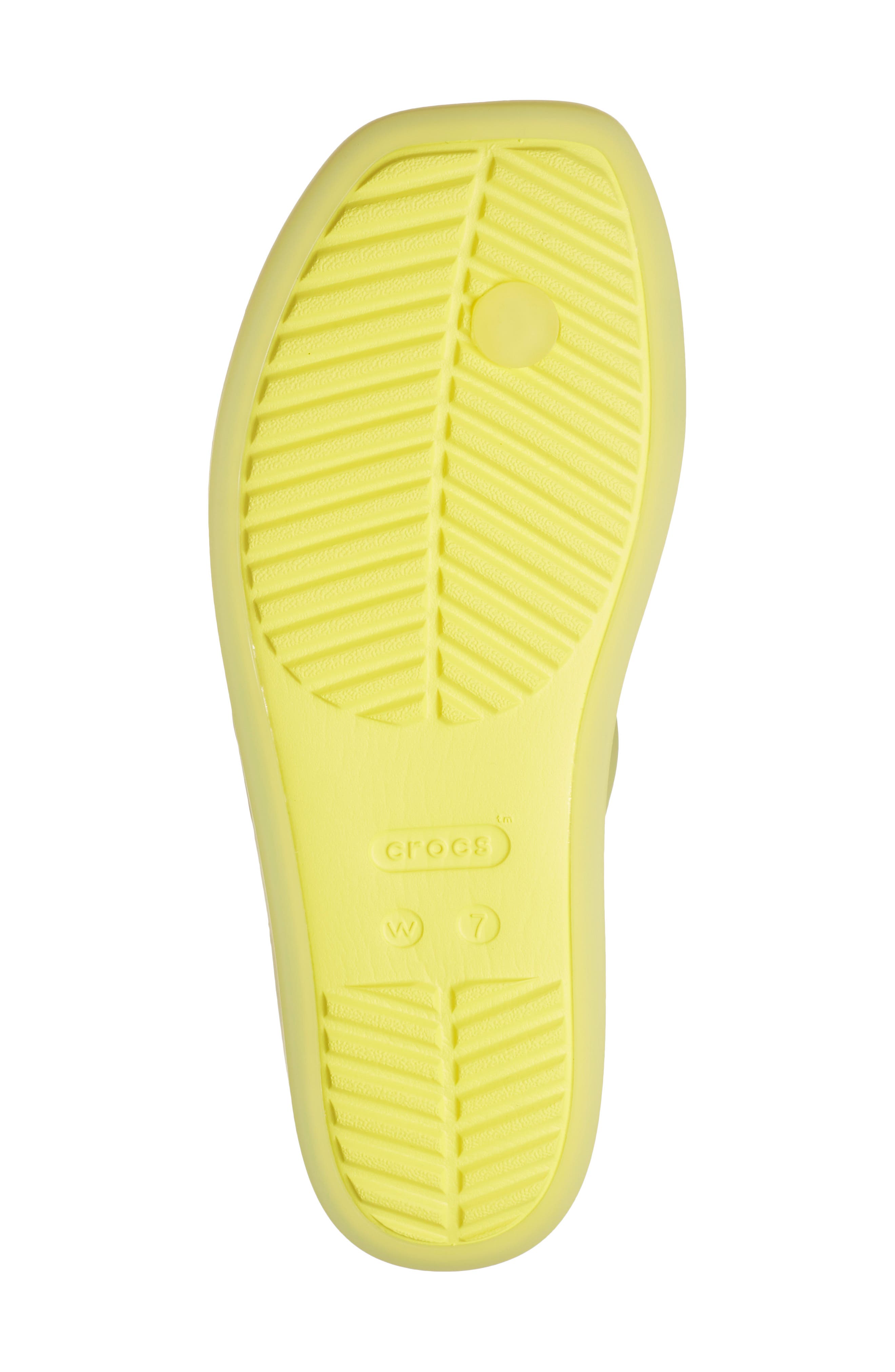 Miami Frosted Toe Loop Sandal, Alternate, color, LIMON