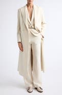 Eleventy Herringbone Wool Blend Duster Jacket
