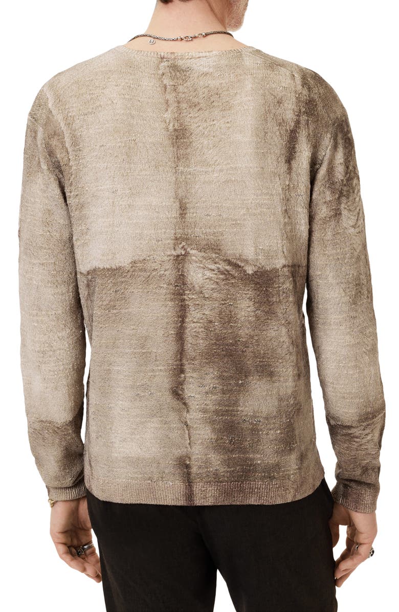 John Varvatos Ferno Henley Sweater, Alternate, color, Nutmeg