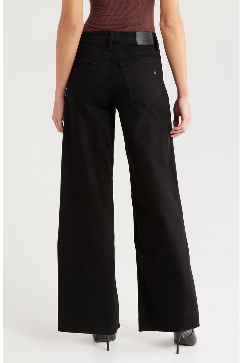 Wide Leg Jeans, Alternate, color, BLACK