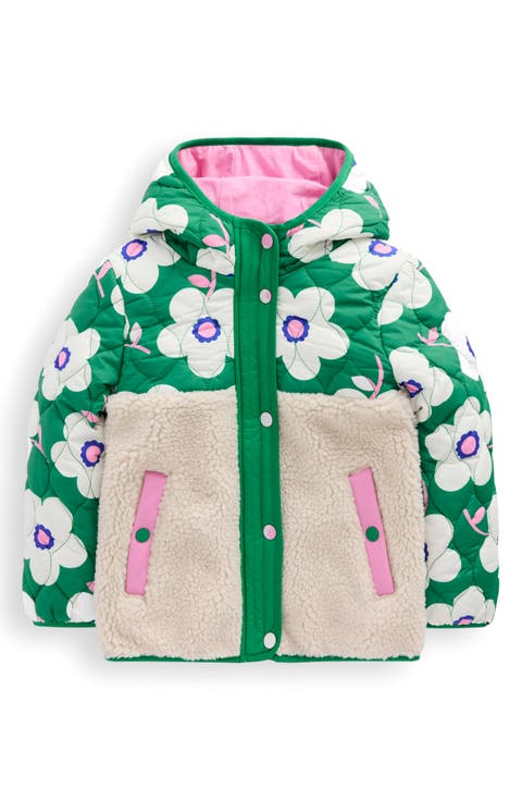 Kids' Mixed Media Hooded Jacket (Toddler, Little Kid & Big Kid)
