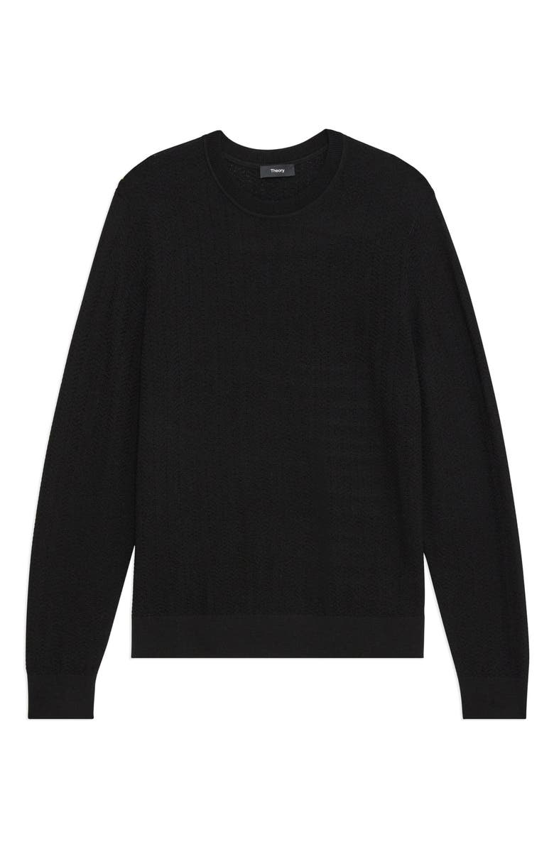 Theory Novo Merino Wool Blend Crewneck Sweater, Alternate, color, 
