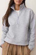 Marine Layer Corbet Quilted Half-Zip Sweatshirt