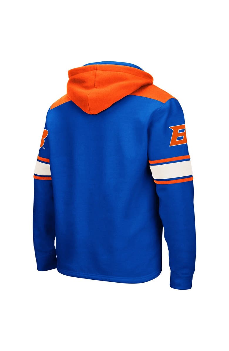 COLOSSEUM Men's Colosseum Royal Boise State Broncos 2.0 Lace-Up Pullover Hoodie, Alternate, color, Royal