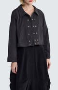 LUUKAA Umbra Cropped Structured Jacket