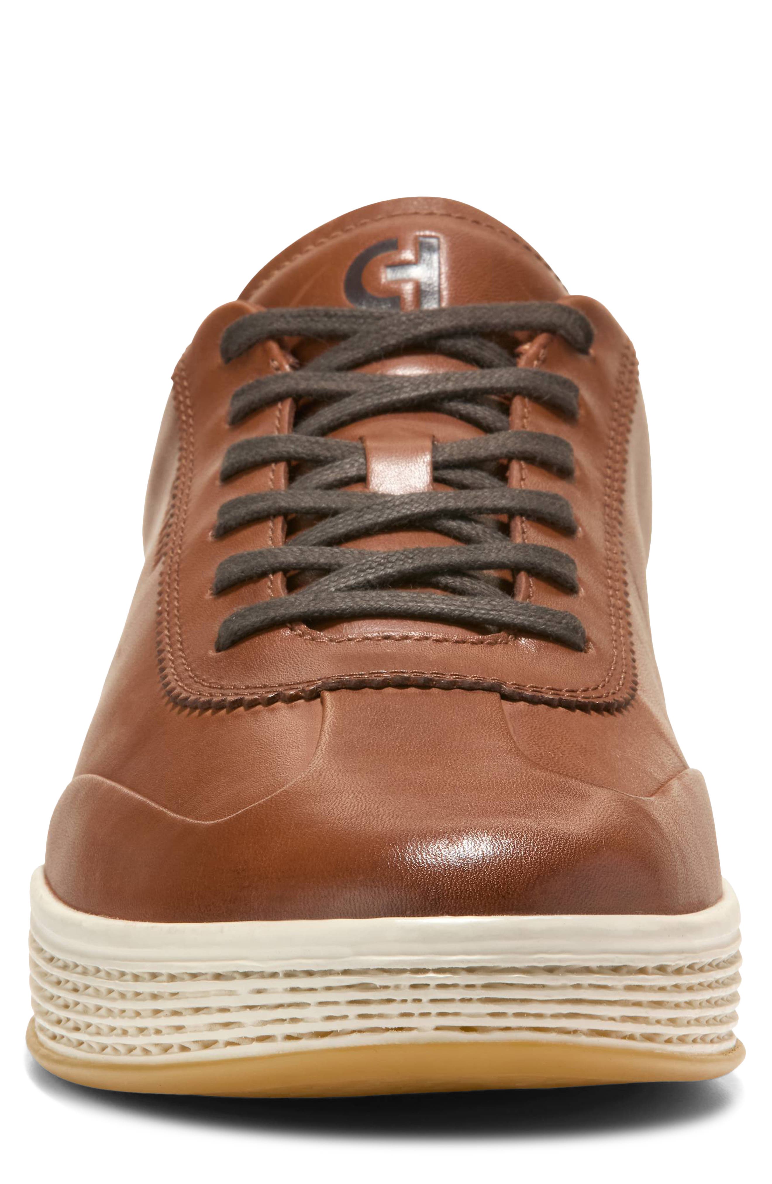 Cole Haan GrandPro Turf SkyWeave Sneaker, Alternate, color, British Tan/ Dark Chocolate