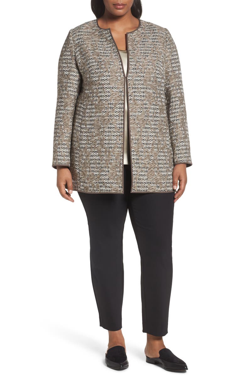 Lafayette 148 New York Pria Tweed Jacket, Main, color,