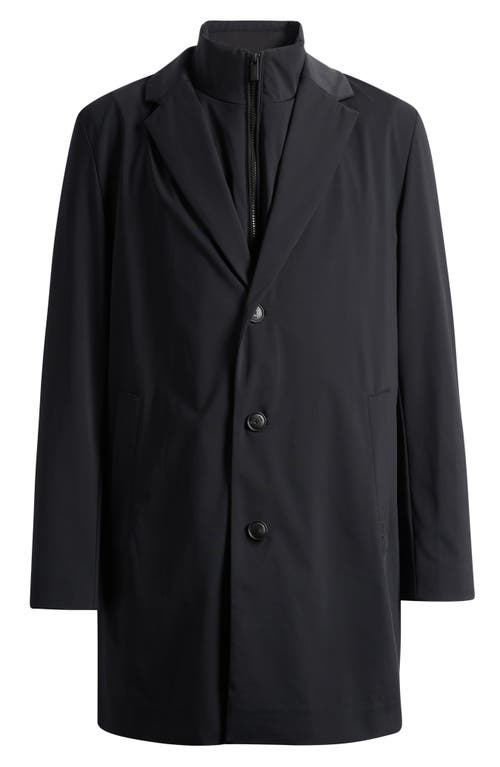 Hugo Boss Boss Jared 3-in-1 Waterproof Coat In Black