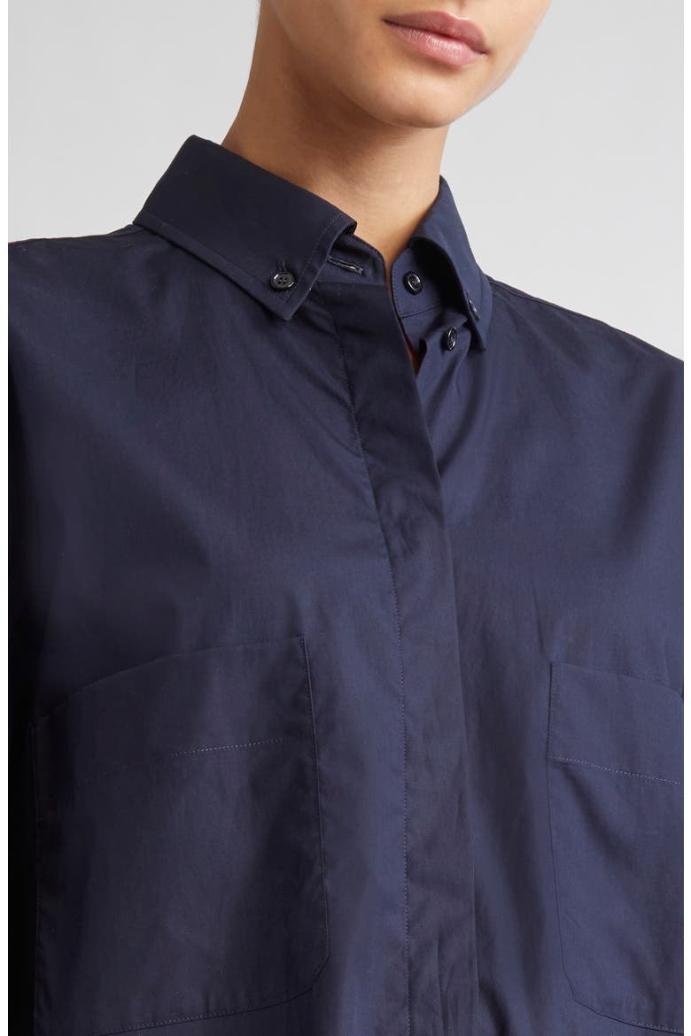 Mozart Button-Down Shirt, Alternate, color, ULTRAMARINE