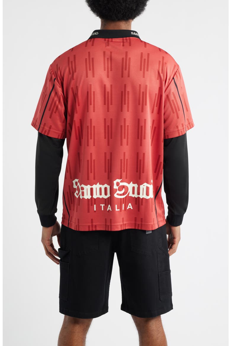 Crest Layered Club Jersey, Alternate, color, RED