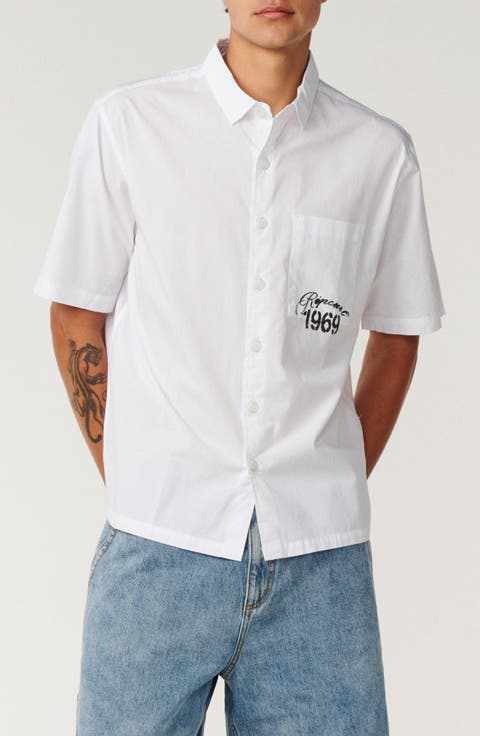 Gabe Cole Cotton Poplin Camp Shirt