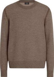 ZEGNA Oasi Seed Stitch Cashmere Sweater