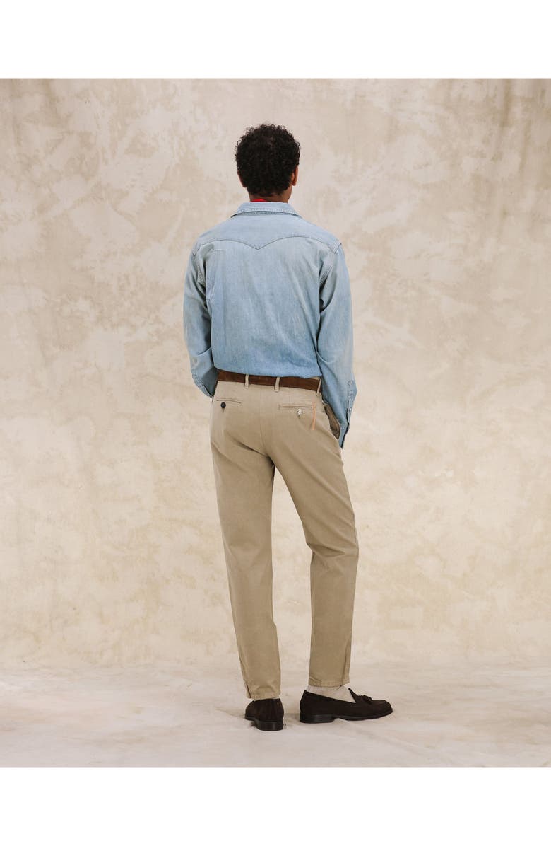 Fortela Jennyvint Custom Wash Denim Shirt, Alternate, color, D470