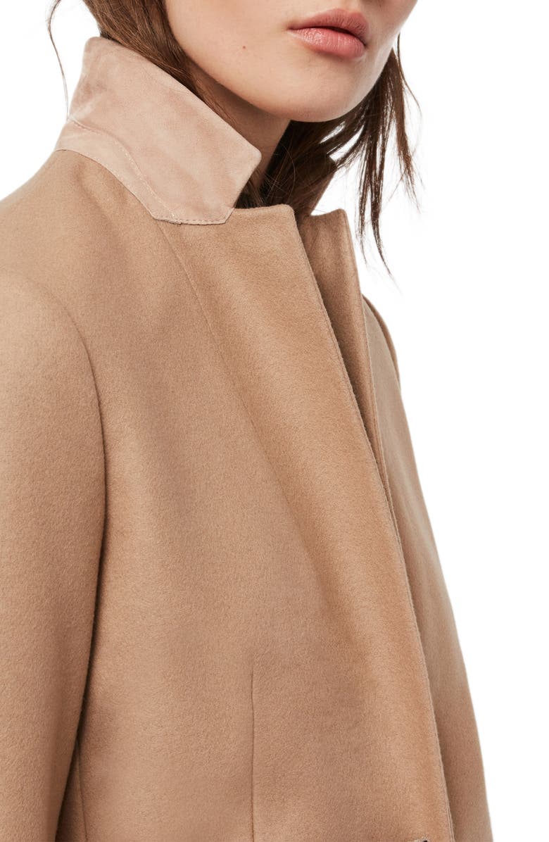 AllSaints Leni Wool & Cashmere Blend Coat, Alternate, color,