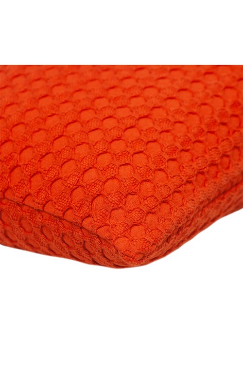 Parkland Collection Embossed Throw Pillow In Orange